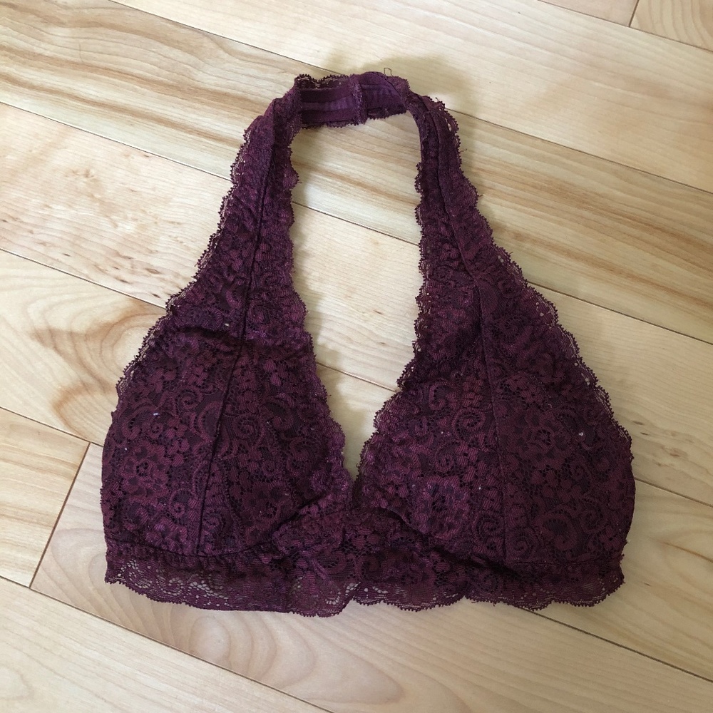 Hollister Gilly Hicks Maroon Bralette